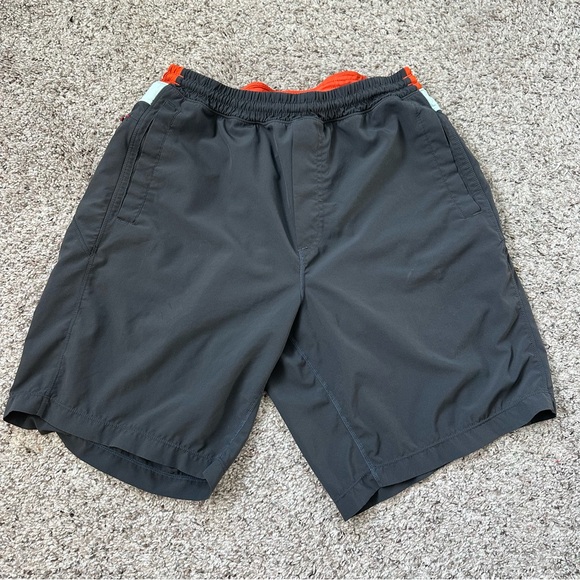 Birddogs Other - Bird Dogs Shorts Men’s Size Large Long Gray Orange Blue Boom for Your Boomstick‎